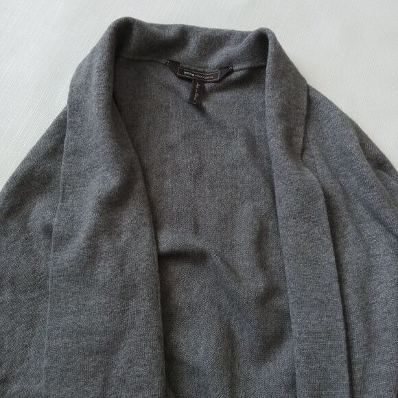 BCBGMaxAzria Grey Long Sleeve Lightweight Wool Blend Cardigan Women's Medium - Picture 8 of 10